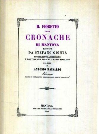 Fioretto delle cronache - il,