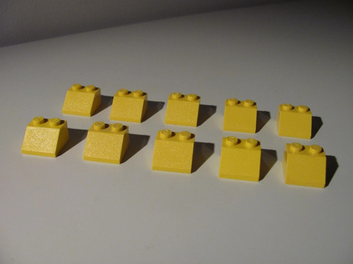 Lego 10x mattoni pendenza - 10x,