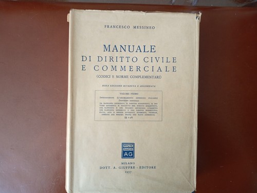 Messineo manuale di - manuale,
