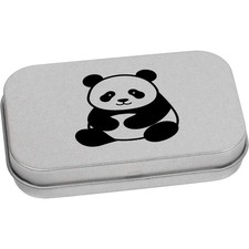 'Panda Bear' Metal Hinged Tin