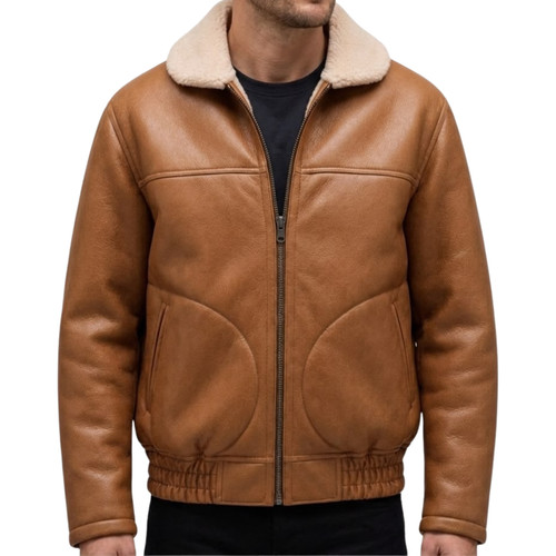 Giubbotto bomber uomo pelle