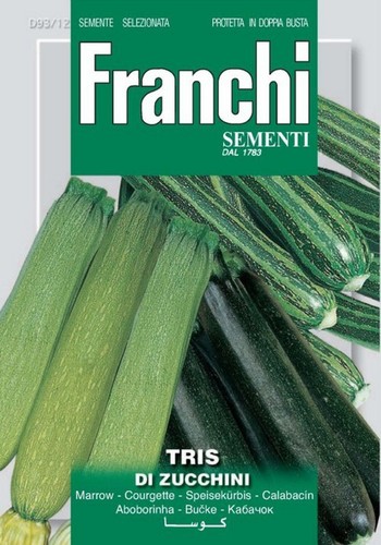 Semi seed tris zucchini - 25,