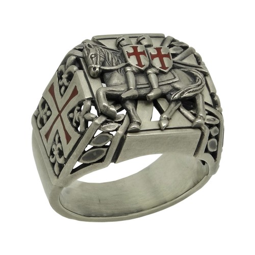 Anello uomo cavalieri templari - anello,