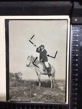 Cavaliere Sardo,pastori,Nuoro,costumi,foto Antica,Sardegna,ag142,foto 1900,rara