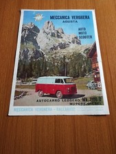 1957 AUTOCARRO AGUSTA MV 1100 / D VERGHERA VEICOLO ITALIANO PUB VINTAGE AD EPOCA