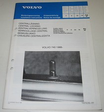 Einbauanleitung Volvo 740 Einbau Zentralverriegelung ab Baujahr 1988!