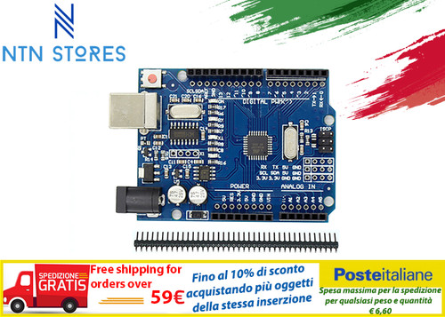Uno scheda atmega328p ch340 - scheda,