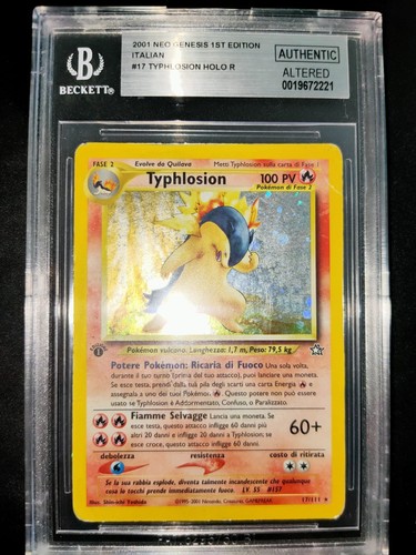 Pokémon typhlosion holo - typhlosion,