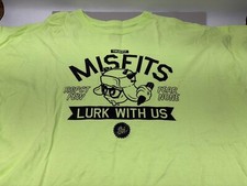 TRUCKFIT Cotton Tee Shirt "MISFITS" XXXL Lime green Mens