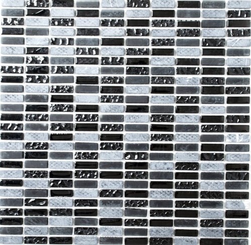 Piastrella mosaico grigio