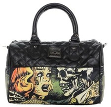 Liquor Brand Horror B Movie Cartoon Small Satchel Purse Crossbody bag