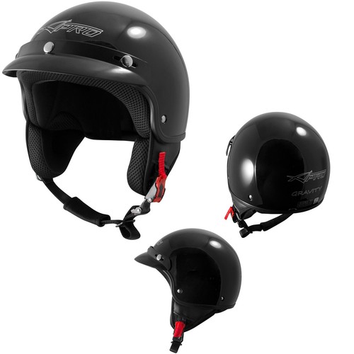 Casco demi jet scooter moto - casco,