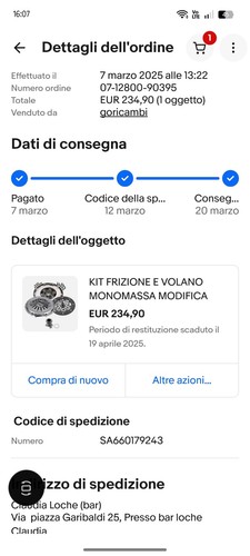 Kit frizione volano - e,