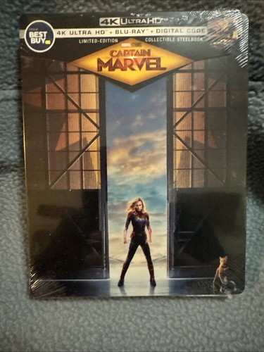 Captain marvel steelbook - marvel, 4k