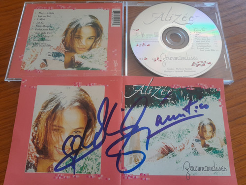Alizée autographe 1th - 1th, cd