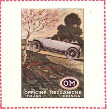 ADVERTISEMENT 1920 CAR OM