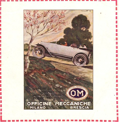 Pubblicita 1920 auto - 1920, om