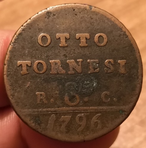 Moneta tornesi 1796 regno - 8,