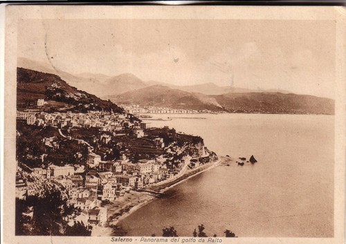 Salerno viaggiata 1936 - salerno,