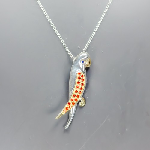 Collana fatta mano granato - mano,