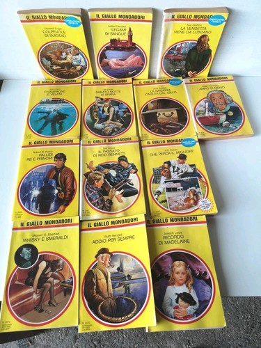 Lotto giallo mondadori - 13,