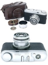 Fototecnica Herman Koristka Tecnar 5cm f3,5 lens italian camera Leica copy Italy