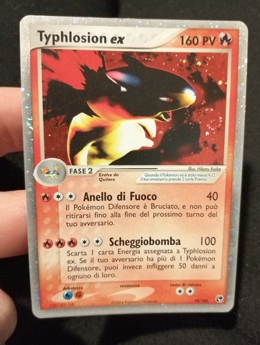 Pokemon typhlosion 100 - ex, 99/100