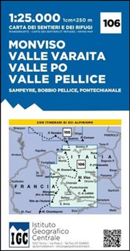 Libri carta 106 monviso - carta, n.