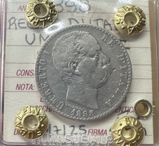 REGNO D’ITALIA UMBERTO I 2 LIRE 1898 RARA sigillata qBB SUBALPINA