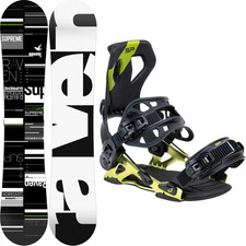 Set tavola snowboard raven - raven, 154