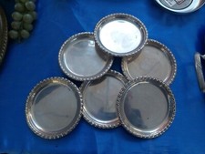  Servizio 06 Sottobicchieri Sottobottiglia argento 800 Mod San Marco 