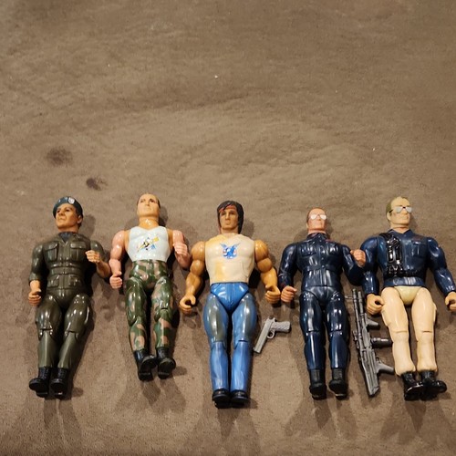 Lotto figurine rambo anni 80 - lotto,