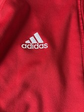 Adidas Track Jacket Zip Rossa