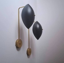 Pair Large Appliques Serge