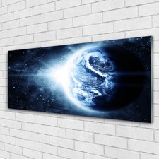 Stampa Acrilica Wall art 125x50 Immagine Quadro Globo Universo