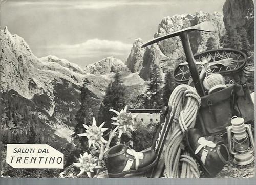 Alpinismo saluti dal trentino - saluti,