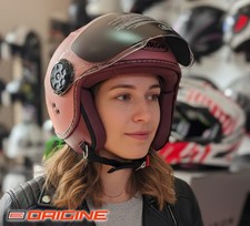 Casco jet origine garda - casco, rosa