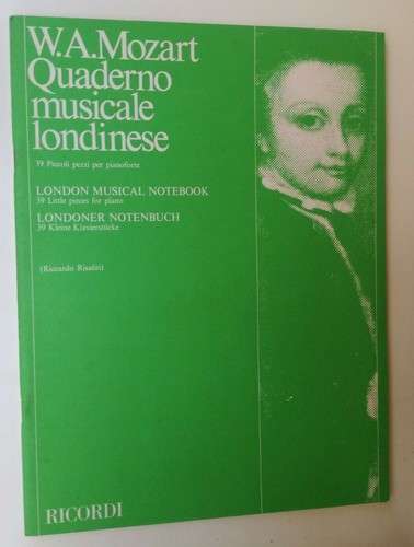 Mozart quaderno musicale - quaderno,