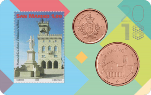 San marino 2018 stamp and - marino,