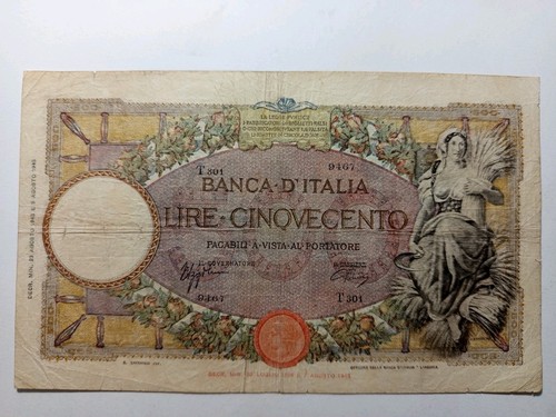 500 lire mietitrice - 500,