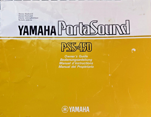 Yamaha pss 450 portasound - yamaha, pss-450