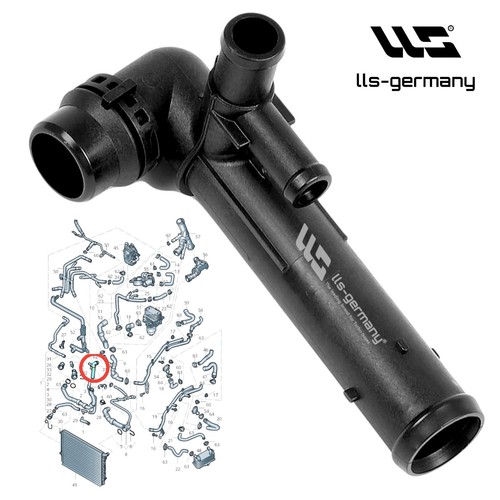 Tubo radiatore per audi - tubo, a3