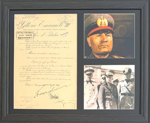 Benito mussolini king - benito,