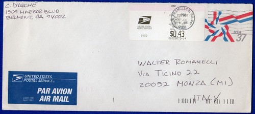 Usa busta postale - -, c
