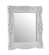 SPECCHIO PARETE RETTANGOLARE CORNICE CLASSICO SHABBY CHIC MODERNO 70*59cm