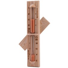 Sentiotec Sauna Clessidra Legno Saunabedarf Clessidra-Sauna 15 Min. Ruotabile
