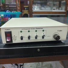 SELETTORE VIDEO SWITCHER  4 CANALI PER SISTEMI VIDEOSORVEGLIANZA  