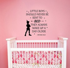 Adesivo murale citazione Peter