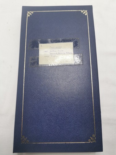 Vintage 1963 postcard album - vintage,