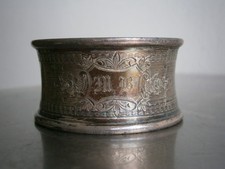 Anello Portatovagliolo Argento